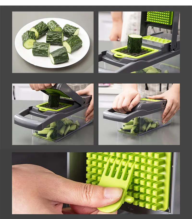 Vegetable Cutter Kitchen accessories Mandoline Slicer Fruit Dicer Cutter Potato Peeler Carrot Cheese Grater Vegetable Slicer