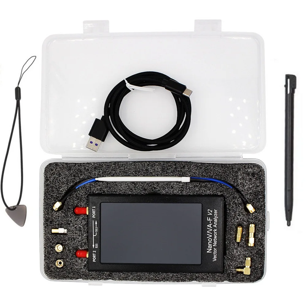 

For S-A-A-2 NanoVNA-F V2 Vector Network Analyzer 50kHz- 3GHz Digital Nano VNA Tester HF VHF UHF USB Logic Antenna Analyzer