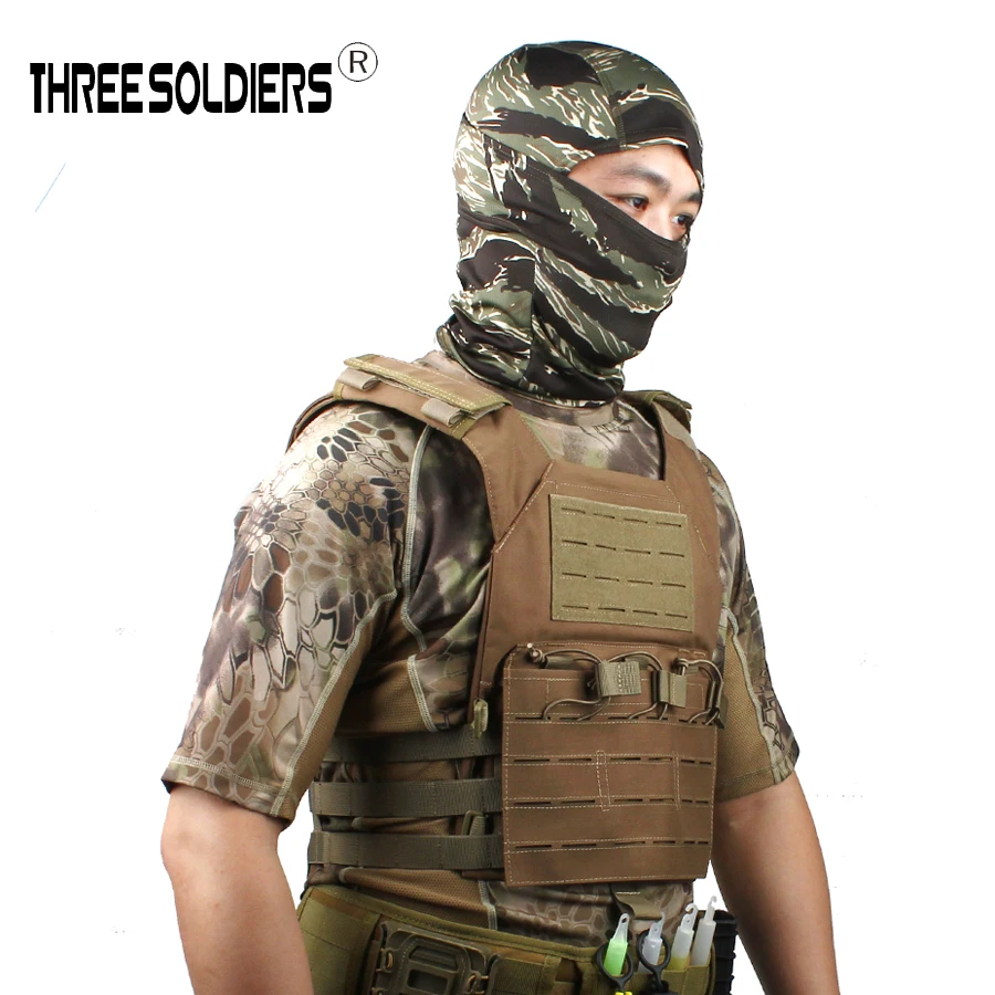 Камуфляжная маска Three Soldier Tiger digtal ACU тактическая Балаклава для страйкбола на все