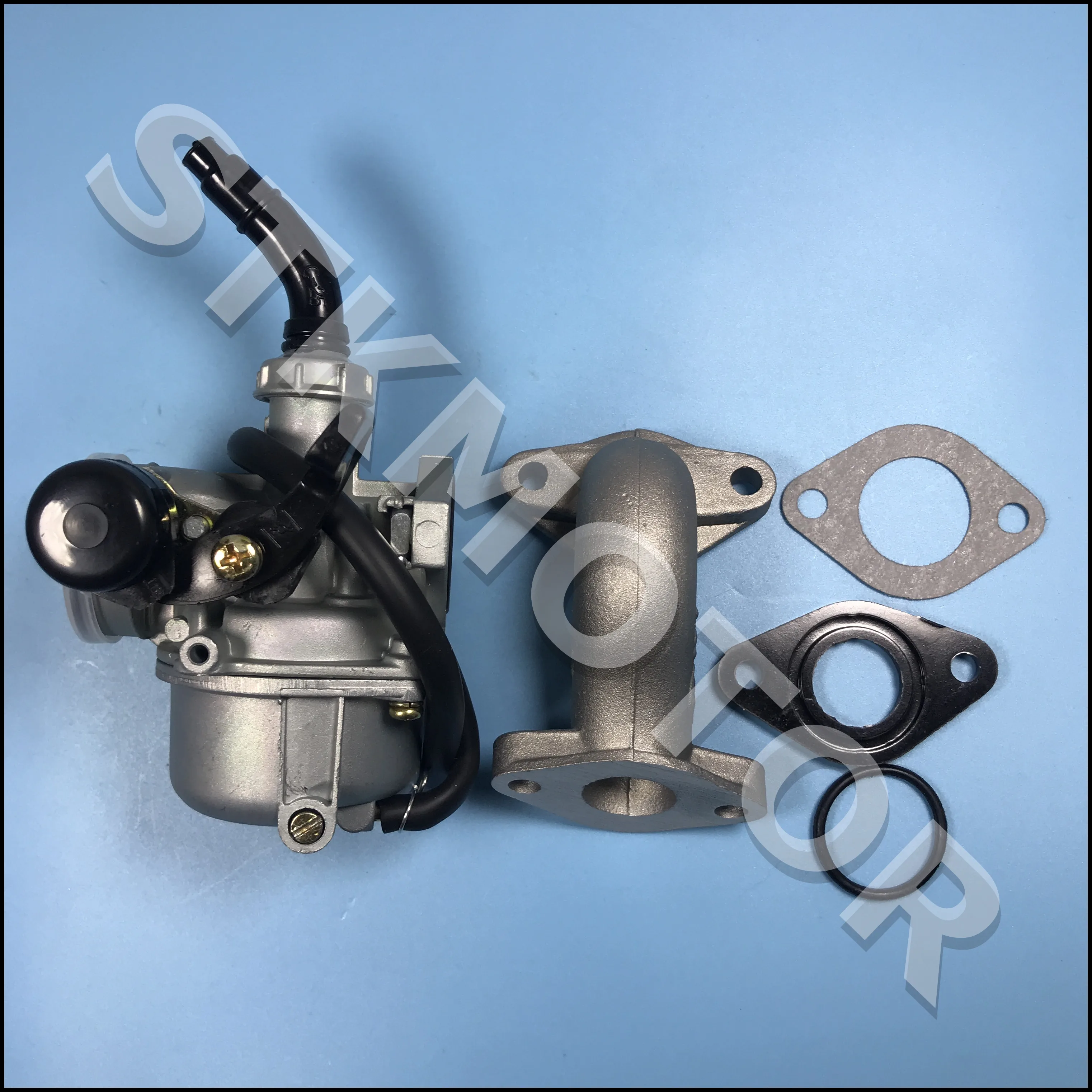 Карбюратор Carb PZ19 19 мм ручной дроссель с прокладками для впускного коллектора 50