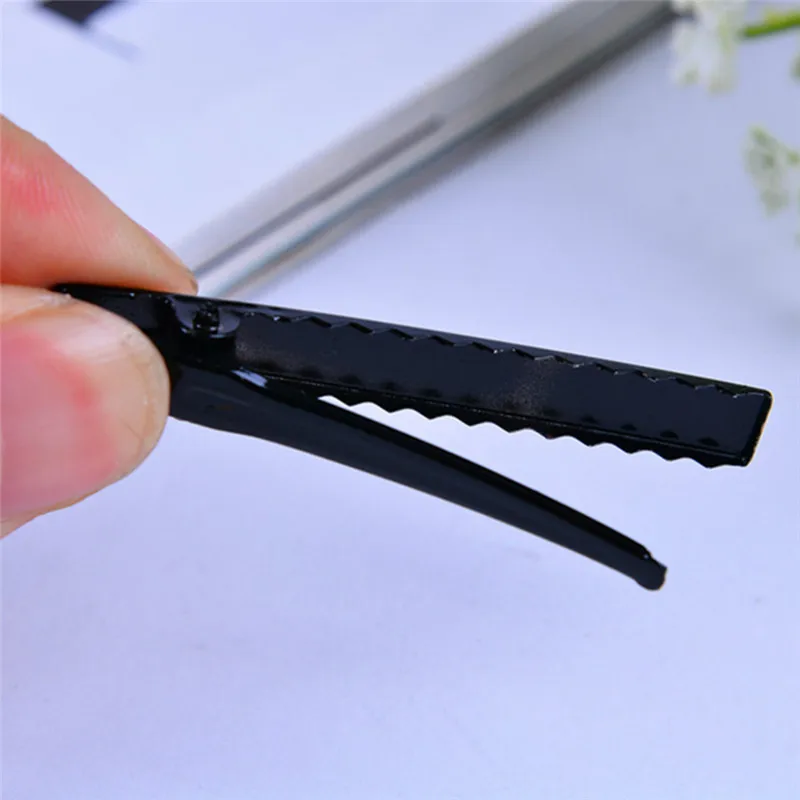 Высокое качество 100 шт./лот 3 2-5 5 см серебристо-черного цвета заколки для волос с