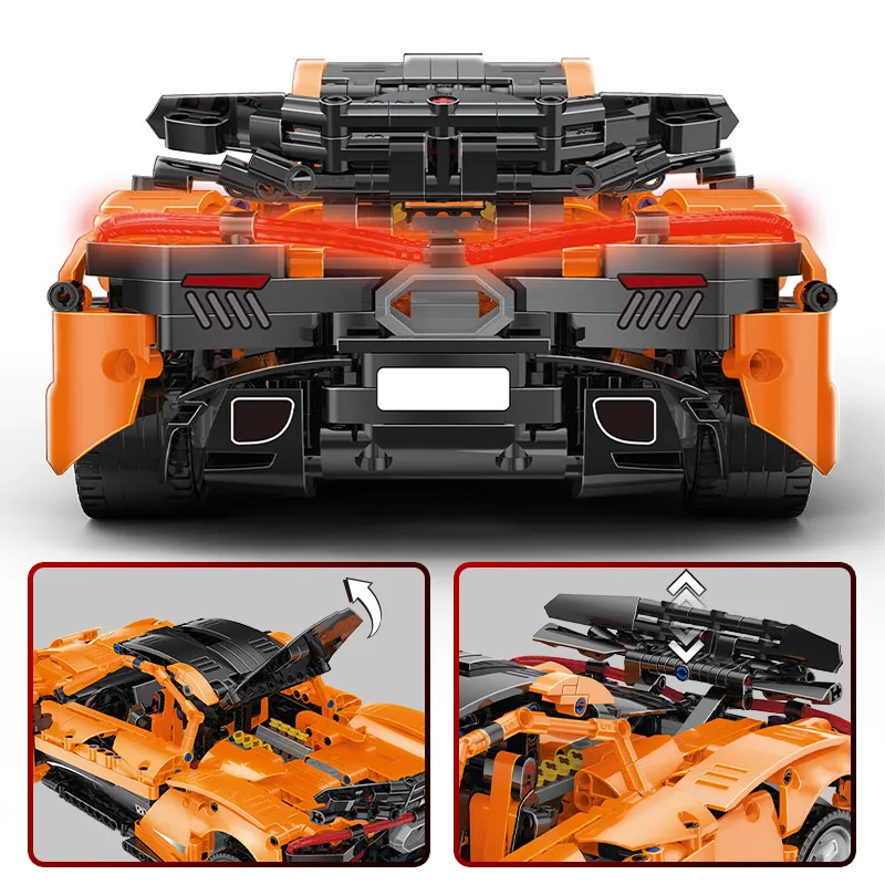 City App RC/non-RC супер гоночный спортивный автомобиль строительные блоки McLaren MOC