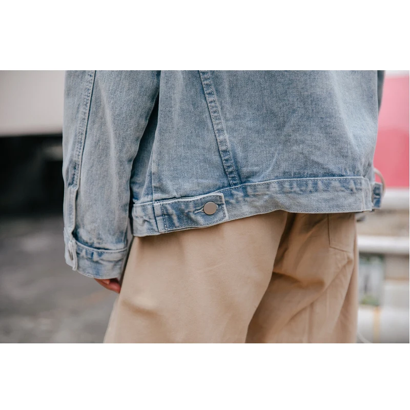 

2021 Fashion Spring Autumn Korean Style Denim Jacket Women Casual Single-Breasted Long Sleeve Jeans Coat Female Clothes