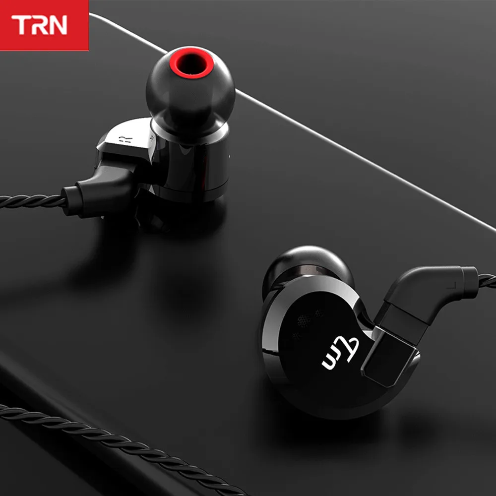 TRN V80 2DD 2BA гибридные наушники-вкладыши Hi-Fi Monito спортивные наушники для бега наушники со съемным кабелем ZST V30 ES4 24h