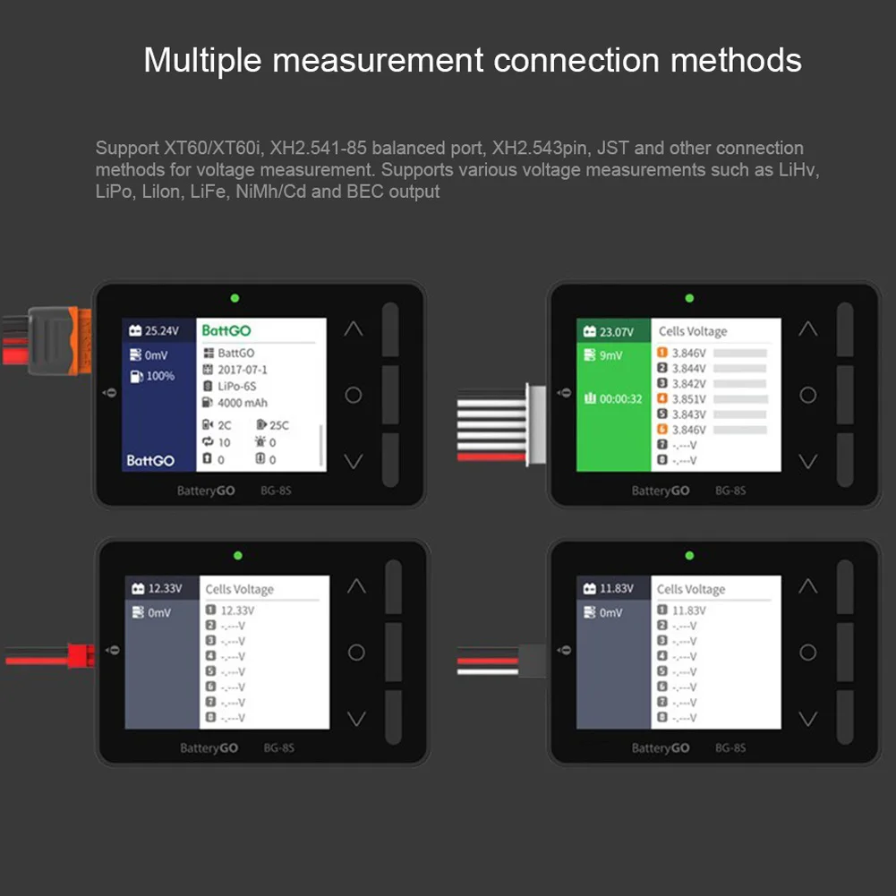 ISDT BG 8S ЖК дисплей цифровой легко читаемый многоязычный умный аккумулятор 3