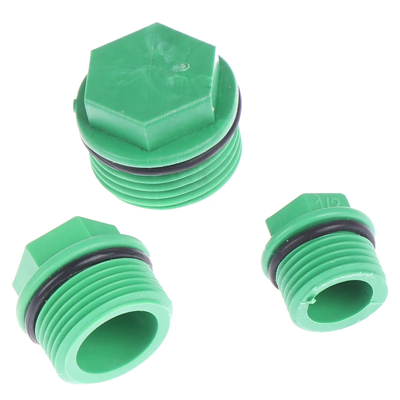 10 шт./компл. G1/2 G3/4 G1'' с наружной резьбой PPR конец Кепки трубопроводной