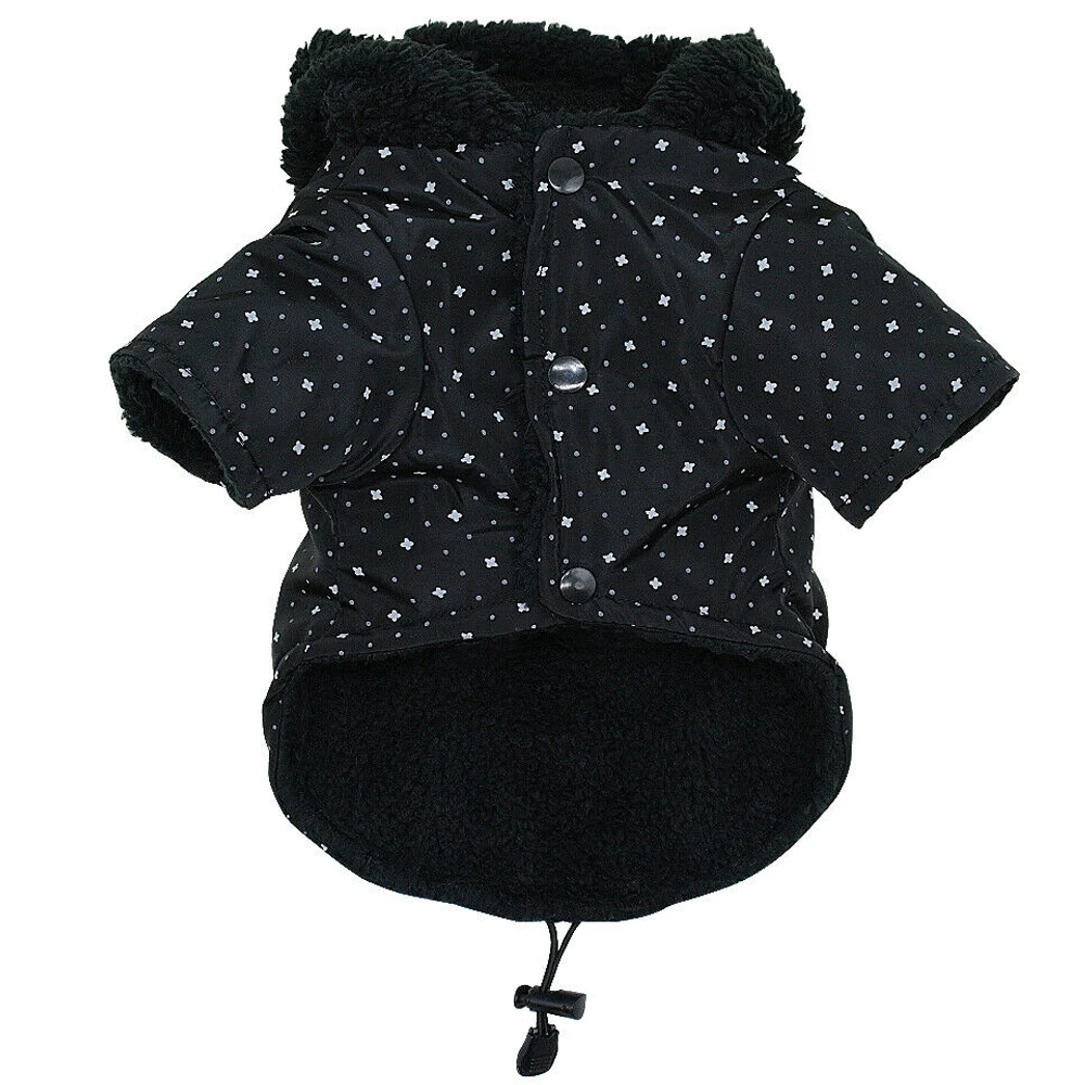 

Winter Small Dog Coats for Winter Boy Girl Puppy Pet Clothes Warm Fleece Jacket Hooded Coat Pet Dog Clothes