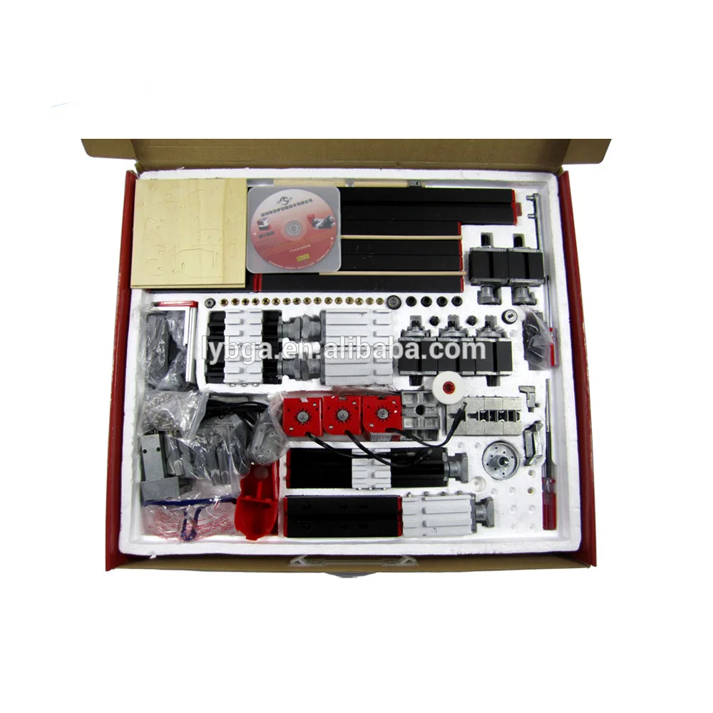 

8 in 3 DIY mini lathe, all metal multi-functional lathe modular machine tool, wholesale.