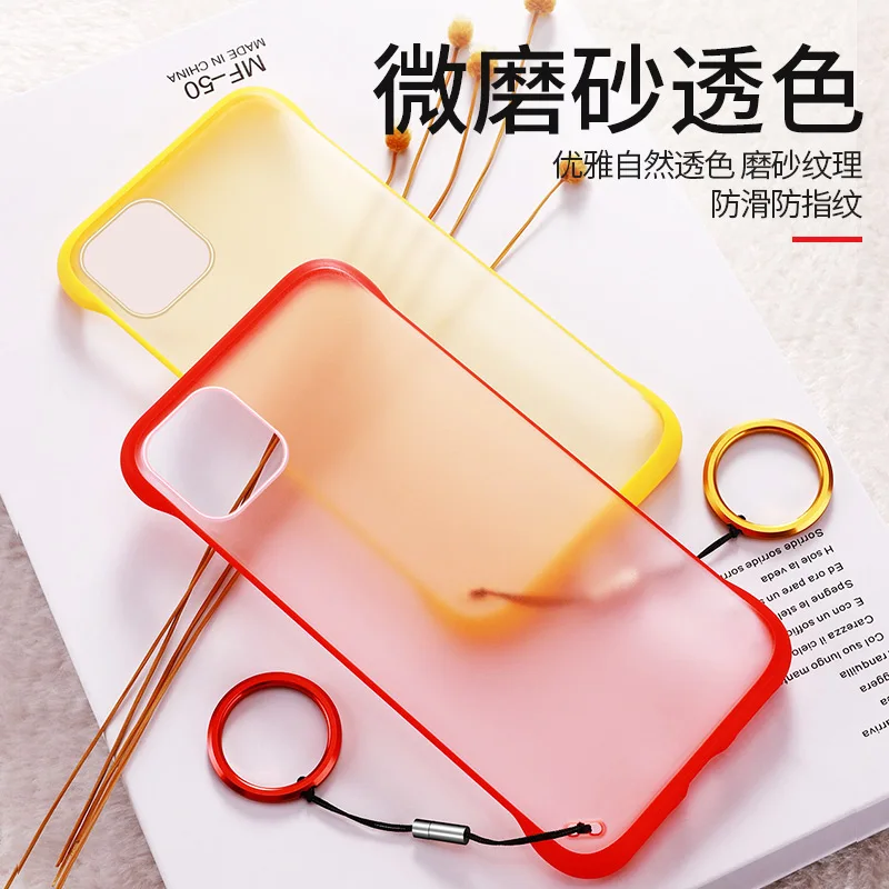 Матовый тонкий чехол из поликарбоната для iPhone 11 Pro Max X XS MAX XR прозрачный