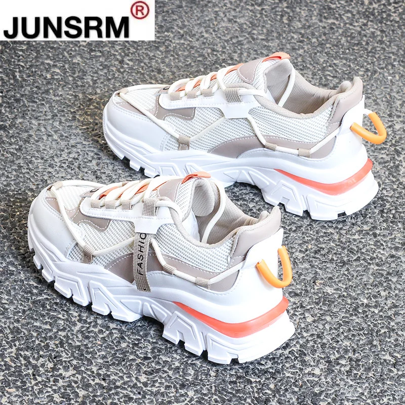 

New Breathable Casual Shoes Woman Sneakers Women Flats Platform Ladies Shoes 2021 Chunky Sneakers Women Vulcanize Shoes Tenis