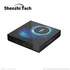 T95 5G 6K 2021 Смарт ТВ коробка Android 10,0 Allwinner H616 DDR3 4 Гб Оперативная память 128 Гб Встроенная память компьютерной приставки к приемник с 2,4G 5G WI-FI Media Player