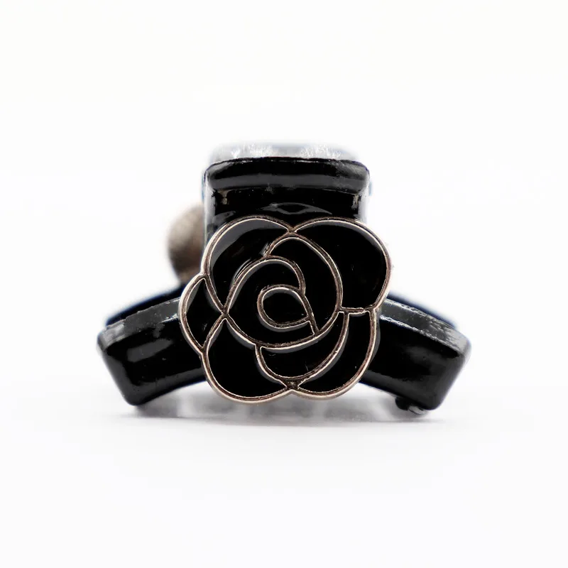 Розы зажим для волос в виде краба винтажная форма заколки женщин цветок