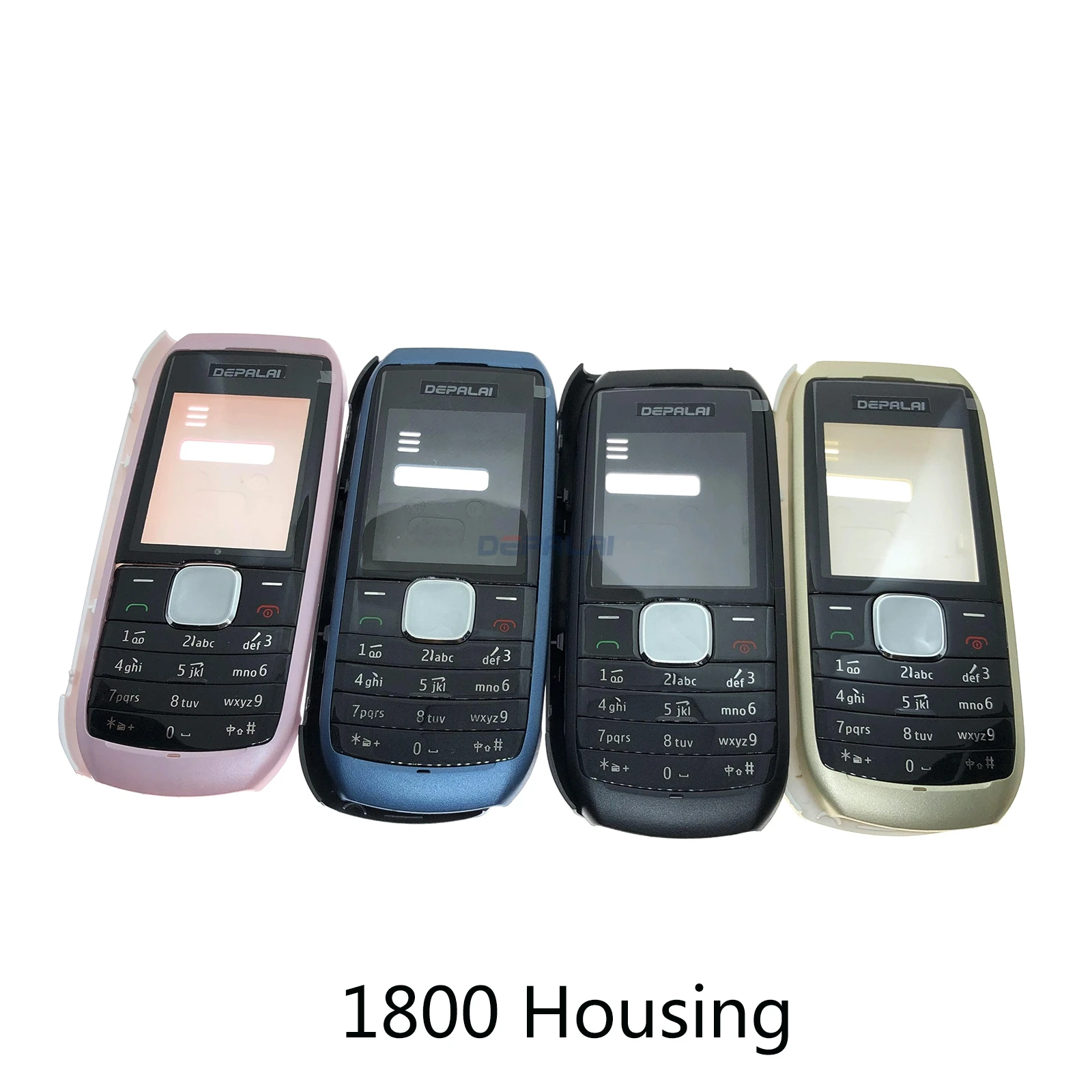 For Nokia 1800 1681 1680 1280 Housing Front Faceplate Frame Cover Case Back cover battery door Keypad | Мобильные телефоны и