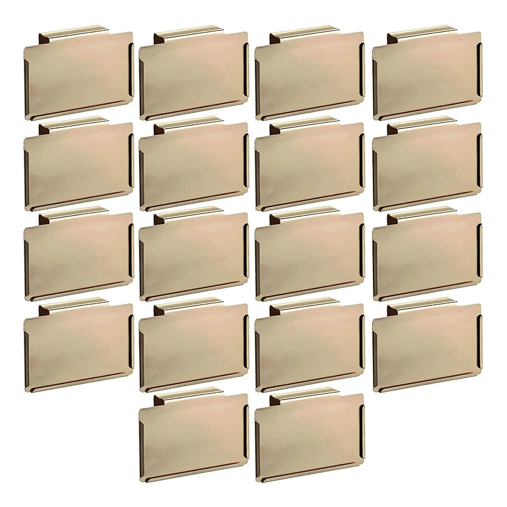 

Металлические держатели для этикеток 20 шт.