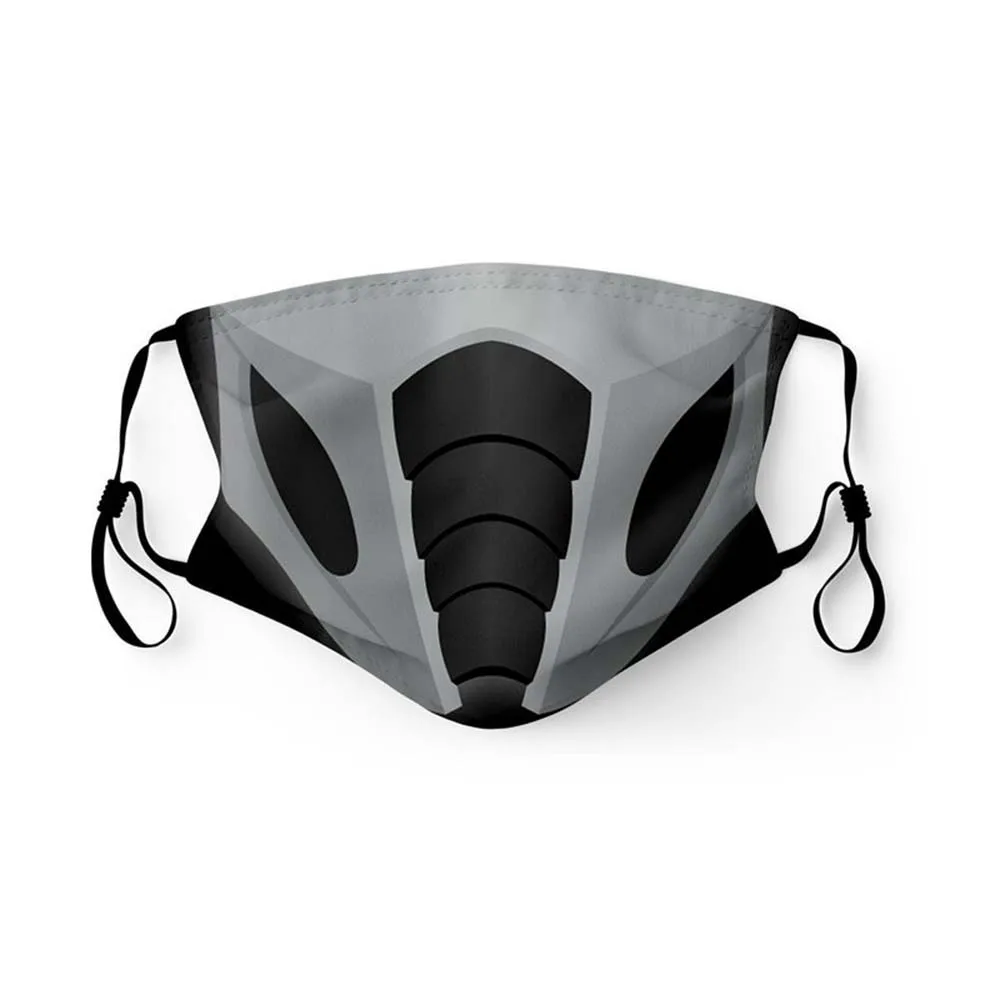 Костюм для косплея Mortal Kombat Scorpion Sub ноль дыма ниндзя игра маски со ртом лица