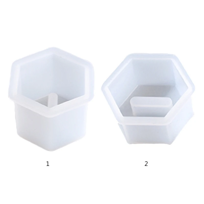 L5YD Love Resin Mold Diy Epoxy Ring Base Silicone Mold Coaster Mold