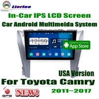 car android player 9 ips lcd screen for toyota camry aurion 2011 2017 usa version car gps navigation amp bt sd usb aux wifi