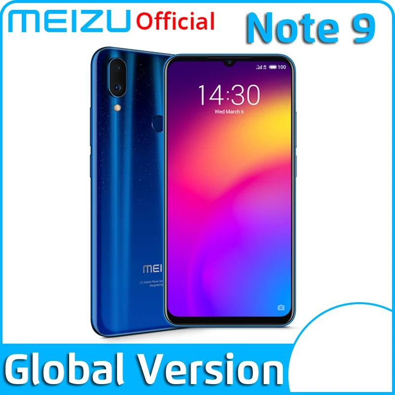 Смартфон Meizu Note 9 6 2&quot 4+64 ГБ восьмиядерный процессор Snapdragon 675 аккумулятор 4000