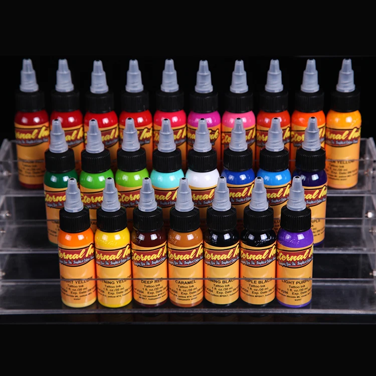 25 цветов goochie tintas татуировки вечные чернила перманентные чернила татуировки набор Пигмент tinta татуировки tintas para tatuajes пигменты динамические