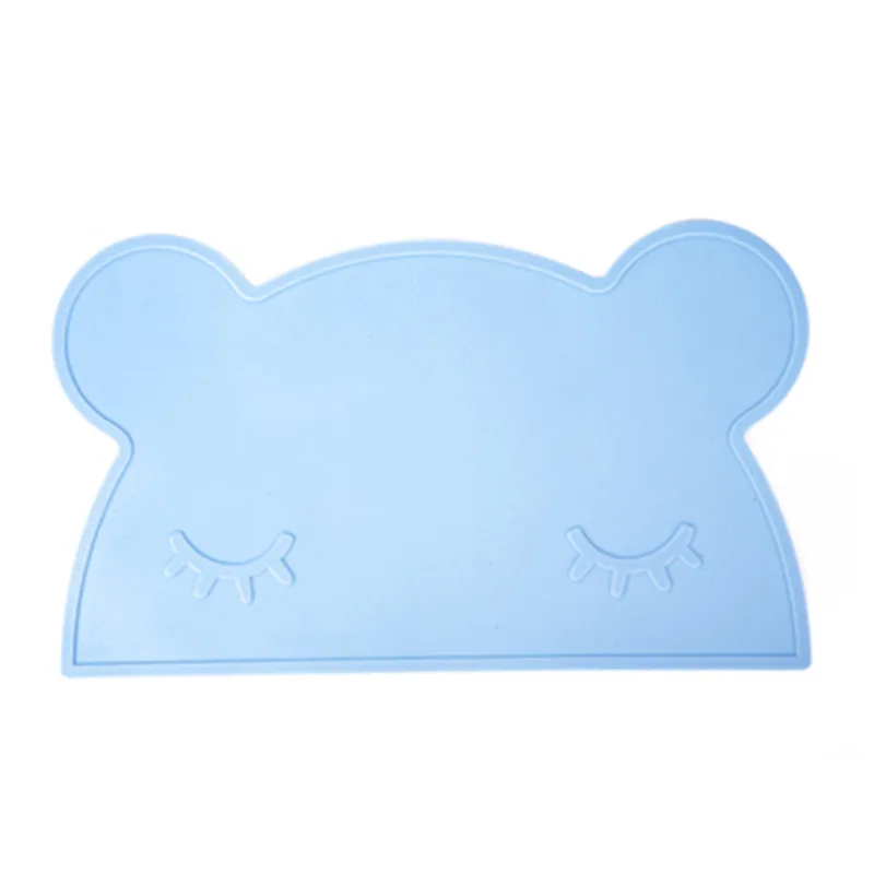 Силиконовая подставка с милым медведем/автомобилем настольные салфетки детские