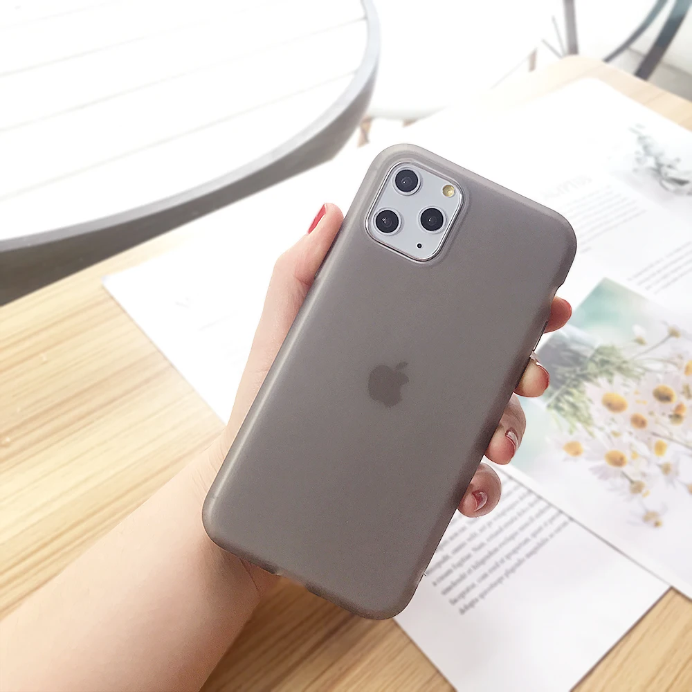 Прозрачный яркий однотонный чехол для телефона для iPhone 11 Pro Max X XR XS Max 6 6S 7 8 Plus Мягкая силиконовая задняя крышка на весь корпус Coque - Цвет: T3