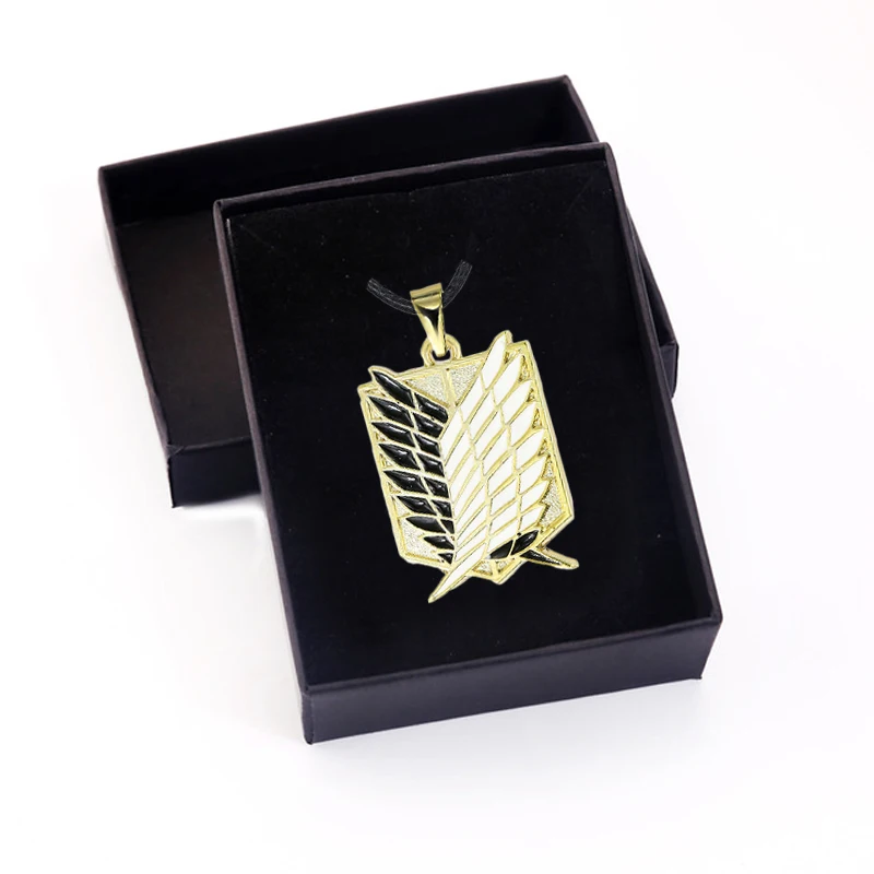 Новинка ожерелья из аниме атака на Титанов Кулон Крылья Свободы металлическое