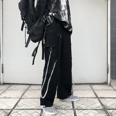 Новая Осенняя женская одежда Harajuku Dark Department застежка в форме кольца с большими