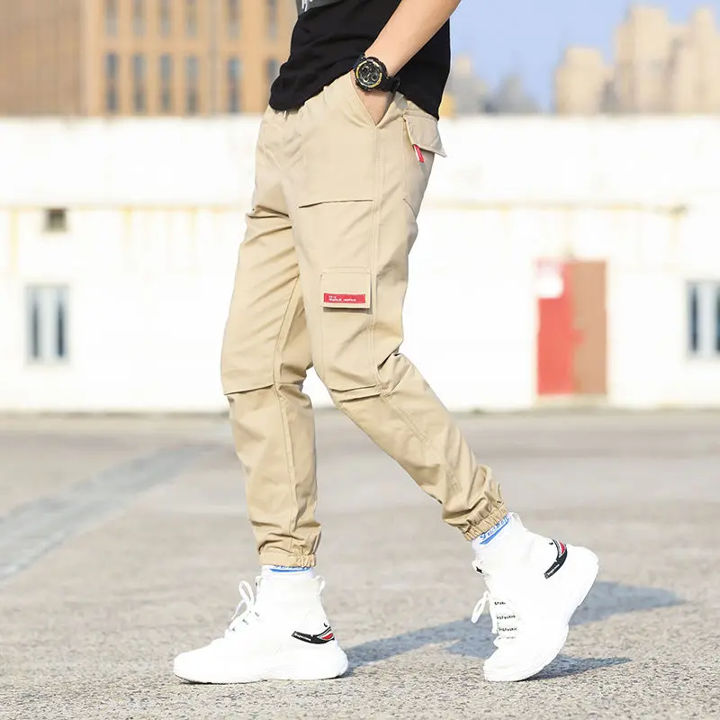

2022 Pockets Cargo Harem Pants Mens Casual Joggers Baggy Tactical Trousers Harajuku Streetwear Hip Hop Fashion Swag XXXL
