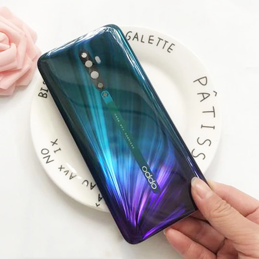 Новинка 6 5 дюймов для Oppo Reno2 / Reno 2 2Z Z F задняя крышка аккумулятора корпус двери