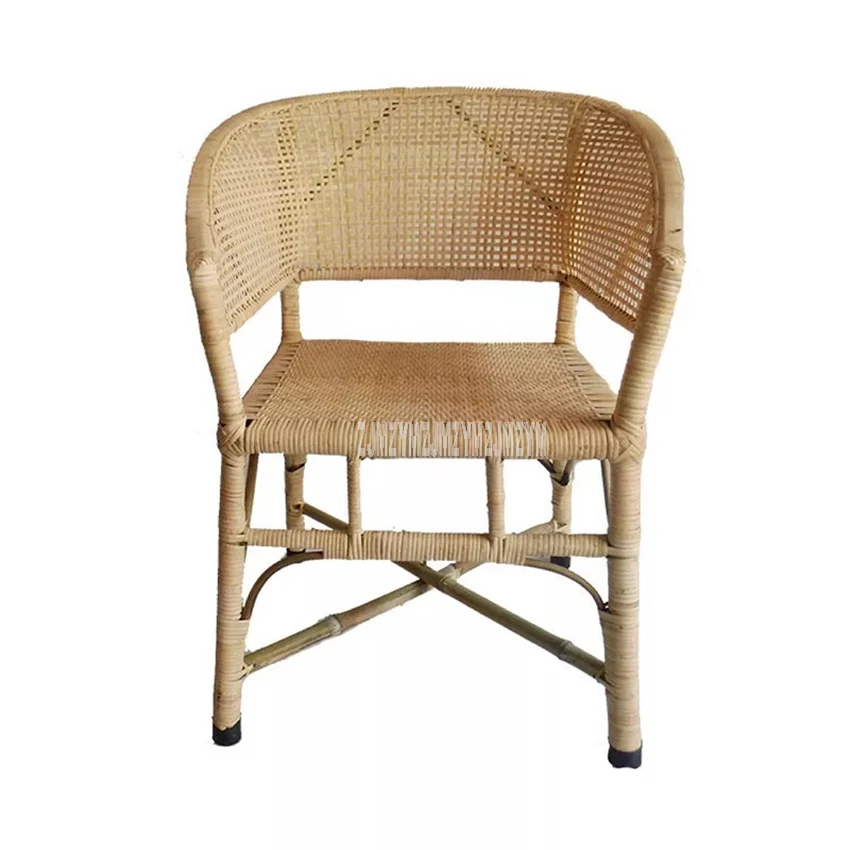 

Outdoor Hand Weaving Old Man Rattan Chair Natural Mountain Plant Rattan Household Balcony Older Elderly People Leisure Chair