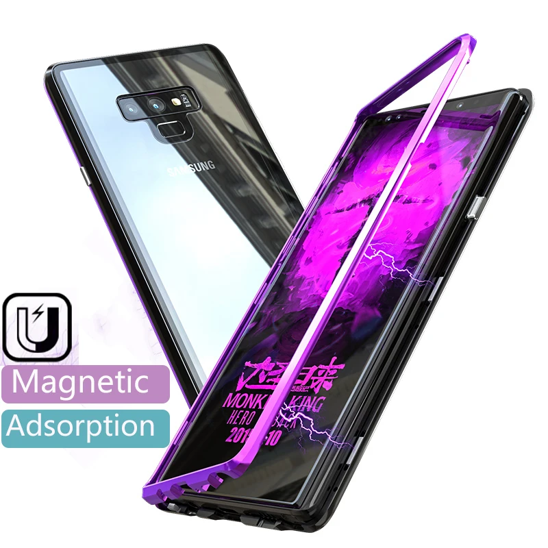 Магнитный абсорбирующий чехол для Samsung Galaxy Note 10 9 8 S10 S9 S8 Plus A21S A51 A71 A50 A70 A30 A20