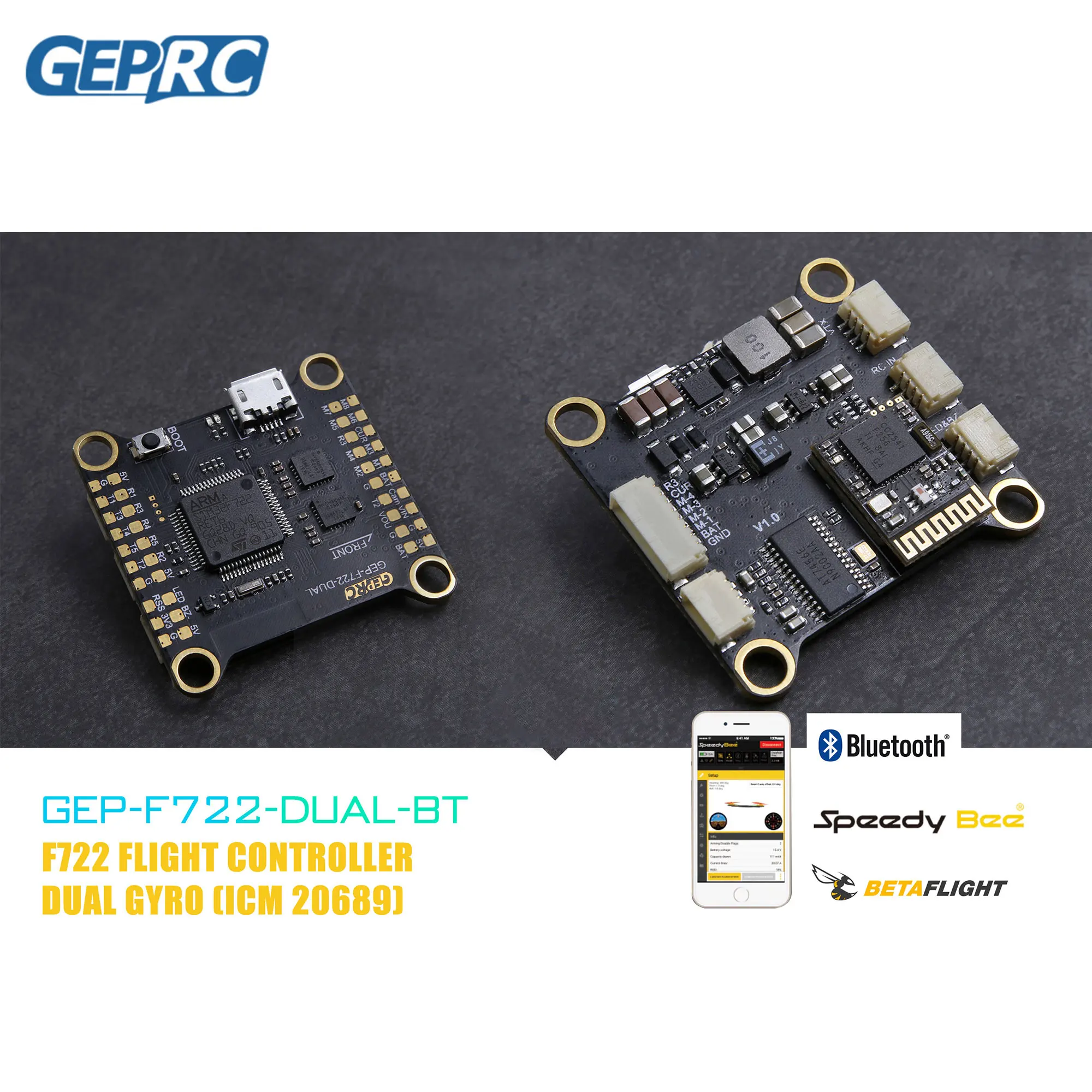 Gyro GEPRC для дистанционного управления полетом Дрон гонки встроенный BlueTooth 3-6S RC FPV