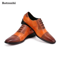 batzuzhi oxfords classic leather business shoes men formal leather dress shoes for men handsome chaussures hommes big sizes 12