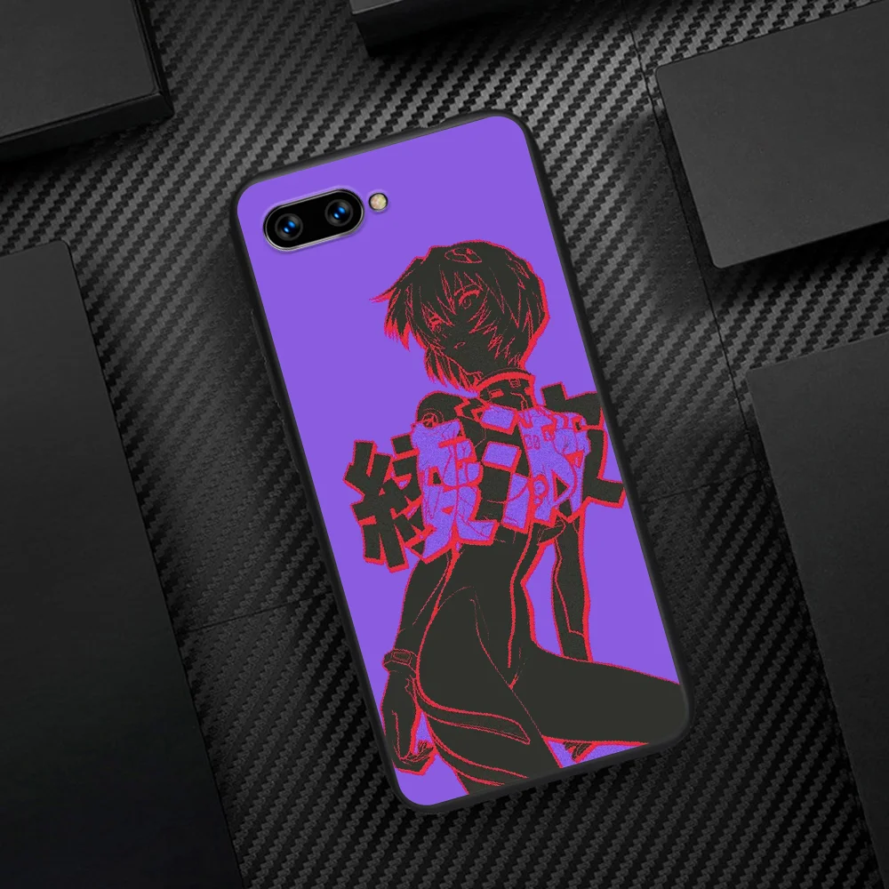 

EVA EVANGELION Anime Phone Case Cover Hull For HUAWEI Honor 6A 7A 7C 8 8A 8S 8x 9 9x 10 10i 20 Lite Pro black Cover Fashion