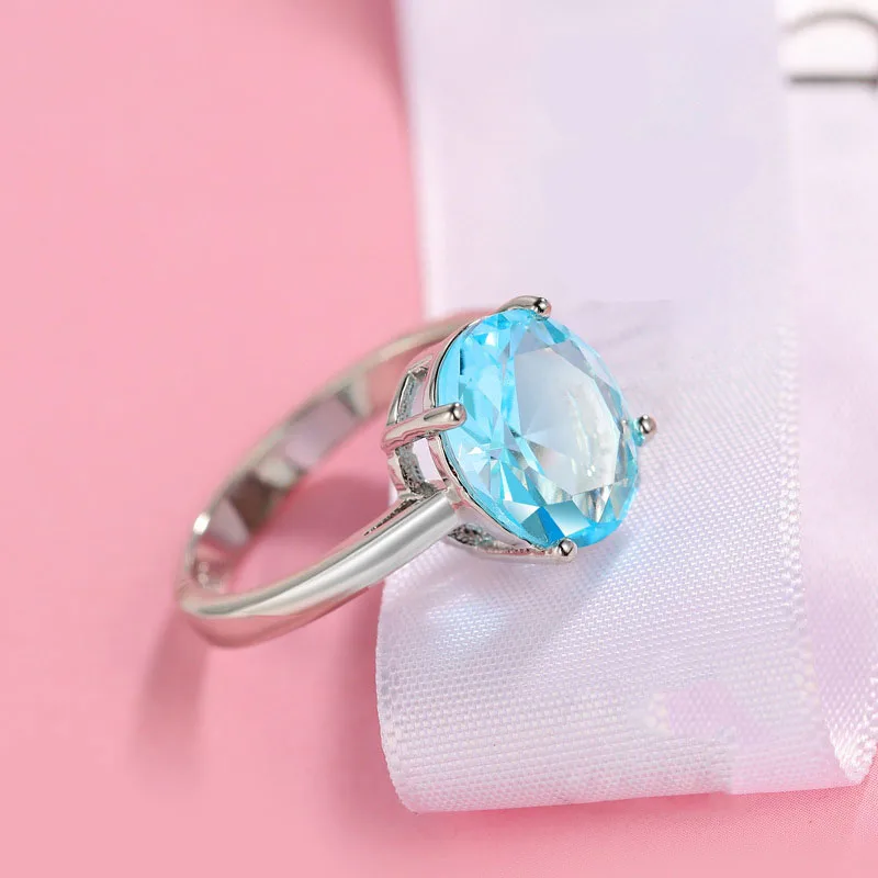 Женское модное обручальное кольцо для невесты серебристого цвета женская