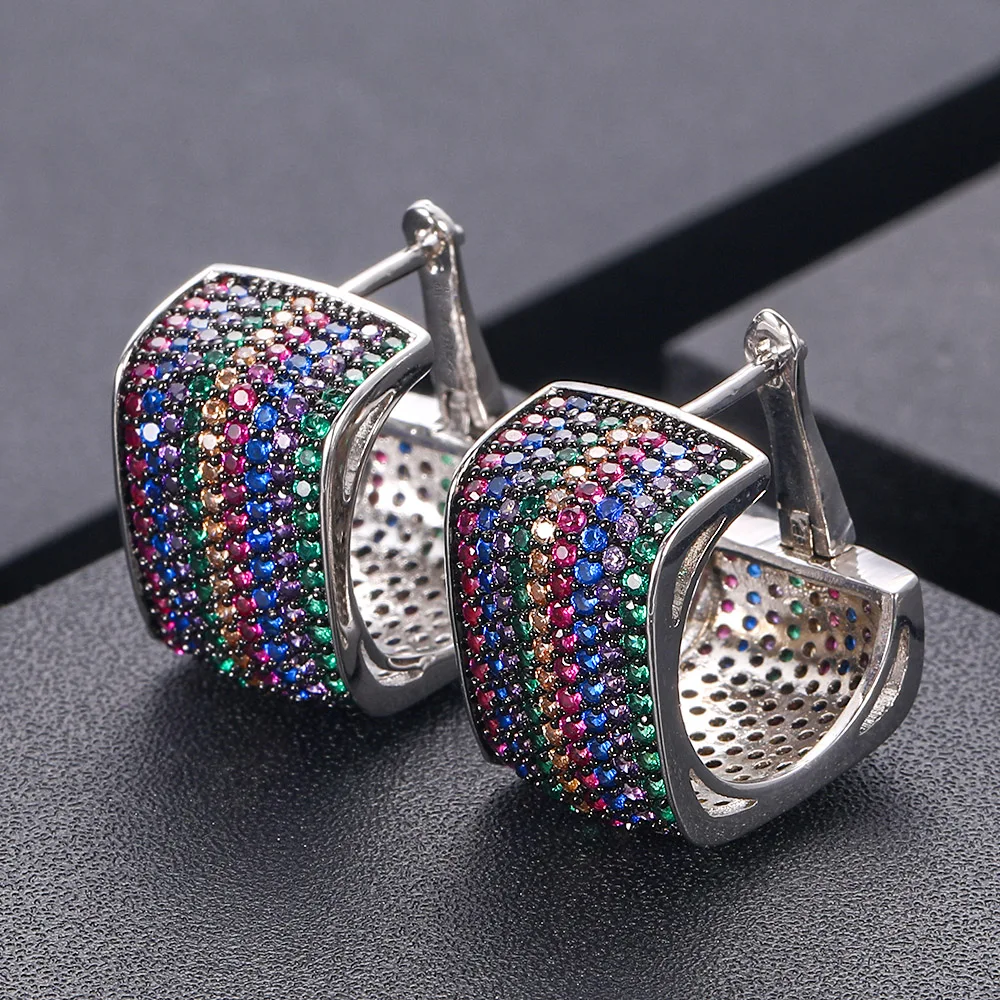 Jankelly тренд Американский Кубический Цирконий Кристалл Разноцветные большое