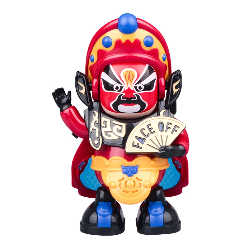 

Dancing Electric Sichuan Opera Face Changing Robot Light Singing Music TikTok with New Online Red Toys