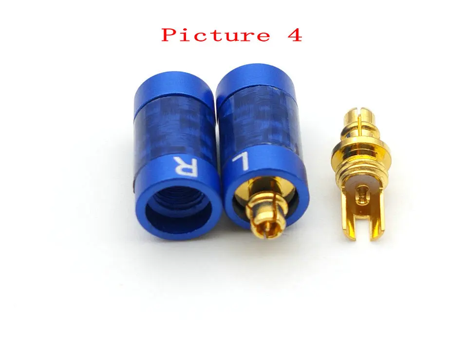 20 комплектов (40 шт.) позолоченных штырьков для наушников MMCX Bispa AKG N5005 N30 N40 LN006237