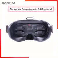 protective cover for dji fpv goggles v2 dustproof sunshade pad antenna microsd card storage holder for dji fpv combo accessories