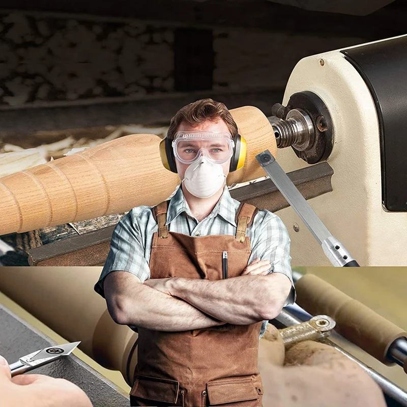 

Wood Turning Tool Set Carbide Tipped Lathe Tools Finisher/Carbide Lathe Tools for Wood,Carbide Woodturning Tools