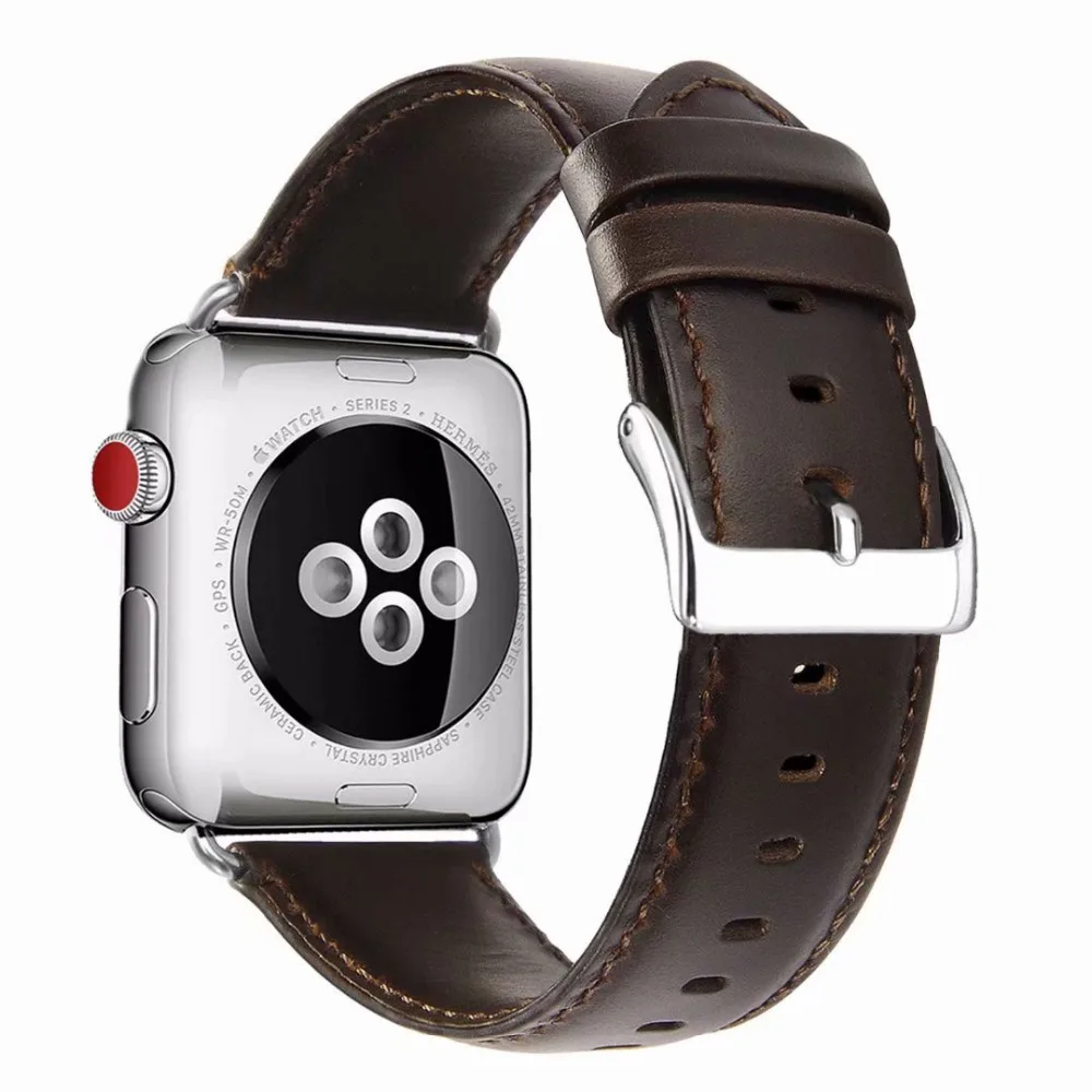 Кожаная Петля для Apple Watch Band 42 мм 38 40 44 мм|Ремешки часов| |