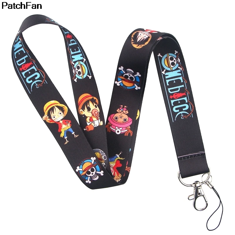 

20pcs/lot A2543 Patchfan Tag Strap black Neck Lanyards for Safety Breakaway For Mobile Phone USB ID Badge Holder Key