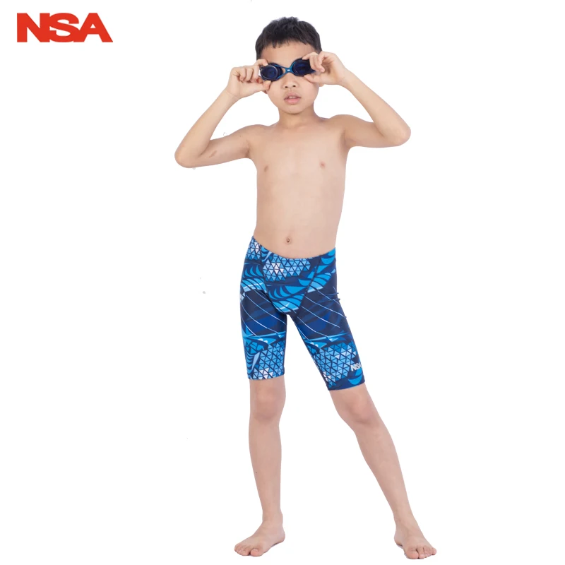 Костюм для плавания NSA мальчиков мужские плавки трусы-боксеры Профессиональные