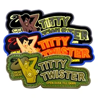 titty twister pvc patch armband badge military decorative sewing applique embellishment tactical patches