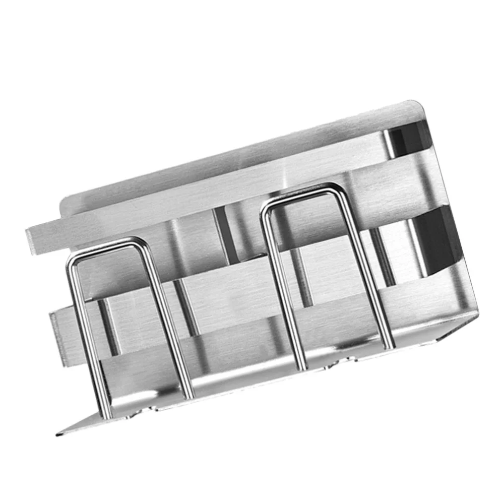 

1PC 304 Stainless Steel Toothbrush Holder Stylish Double People Toothbrush Holder Lovers Toothbrush Rack Bathroom Utensils for