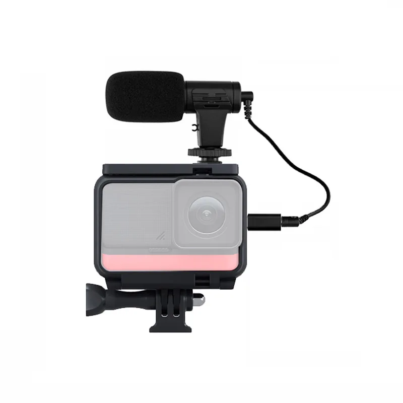 Адаптер для микрофона Insta360 ONE R соединяет внешние микрофоны 3 5 мм TRS с одним