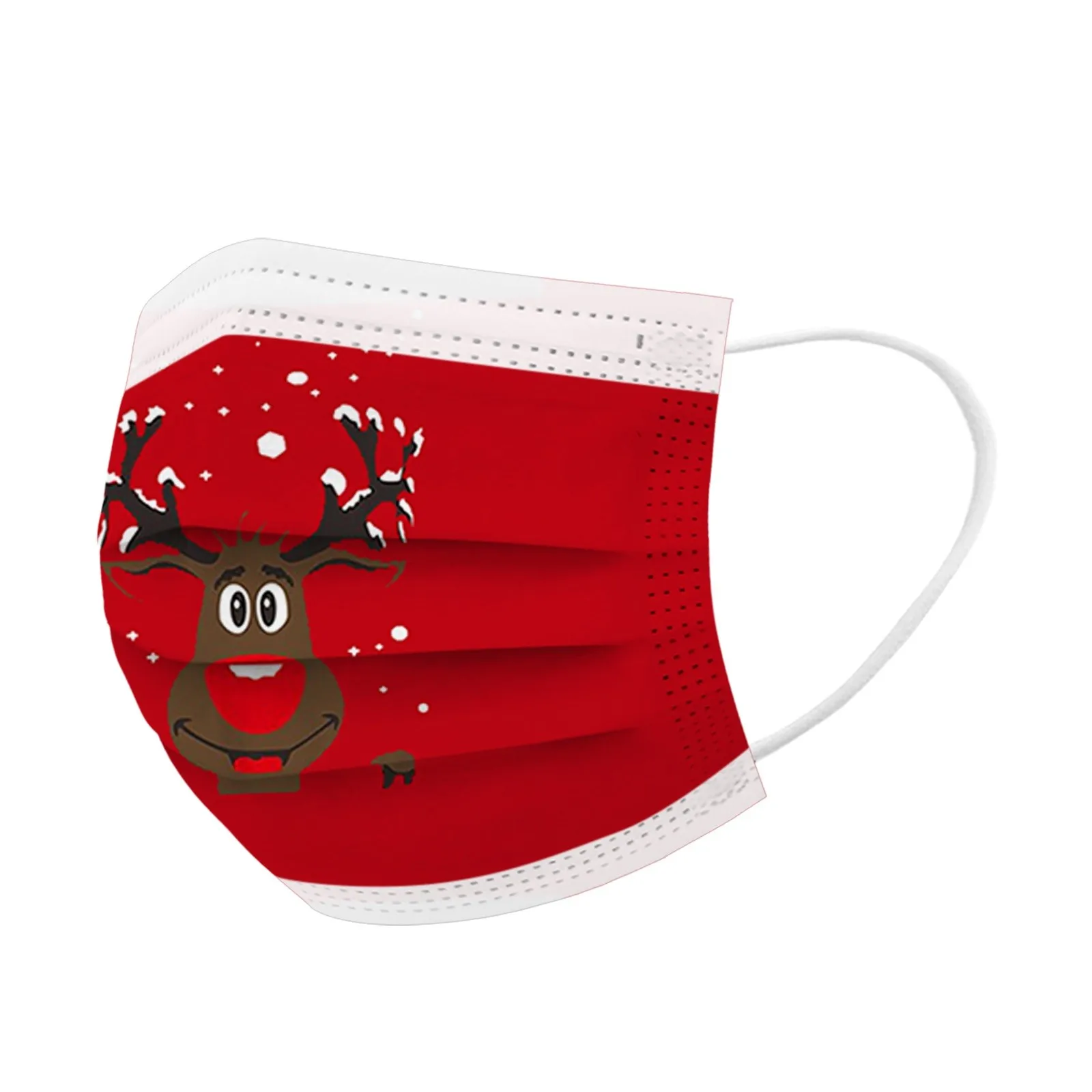 Маска снеговика одноразовая трехслойная для косплея маска Хэллоуина 10 шт. с