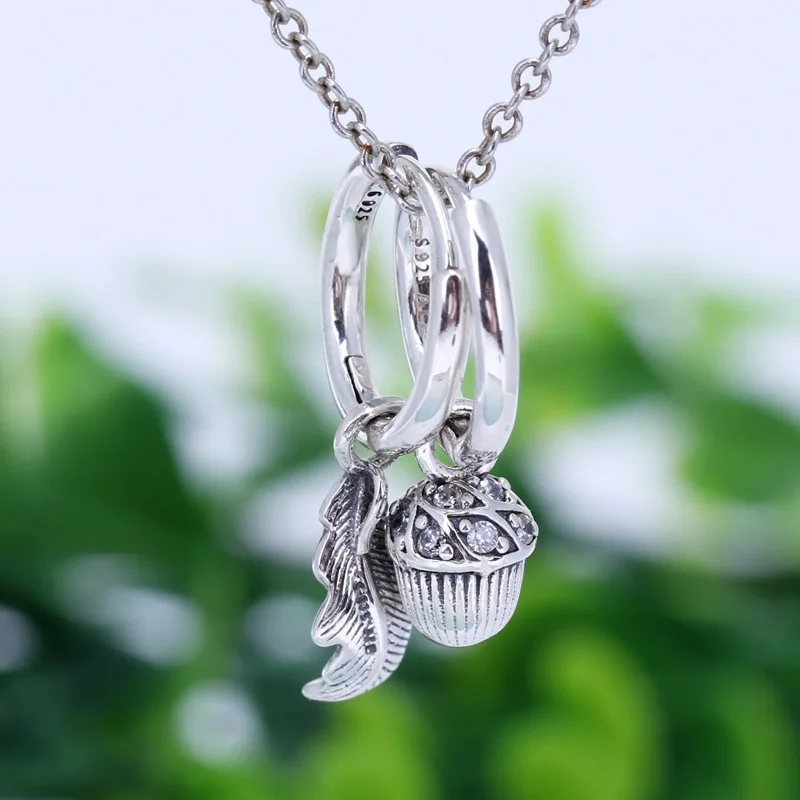 

925 Sterling Silver Stud Earrings For Women Small Crystal Earings Acorn & Leaf Hoop Earring Fashion Jewelry