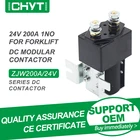 Бесплатная доставка CHYT ZJW200A 1 без постоянного тока 24 В 48 В 200 А нормально открытый мини электромагнитный стильный релейный контактор для обработки Wehicle