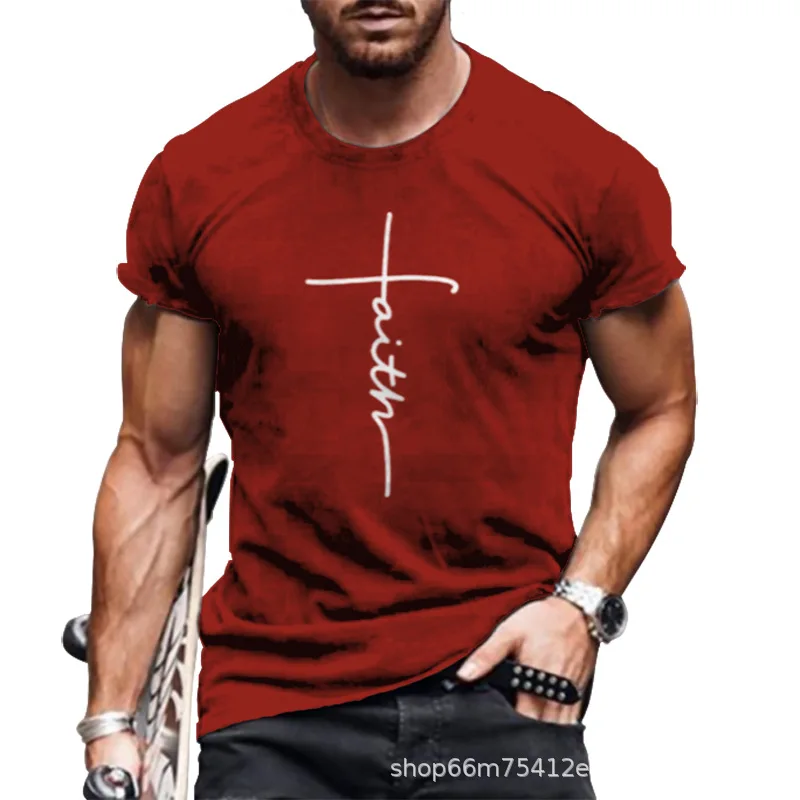 

Мужская футболка с 3d-цифровым принтом, универсальная Удобная Повседневная футболка с коротким рукавом и круглым вырезом, лето 2021